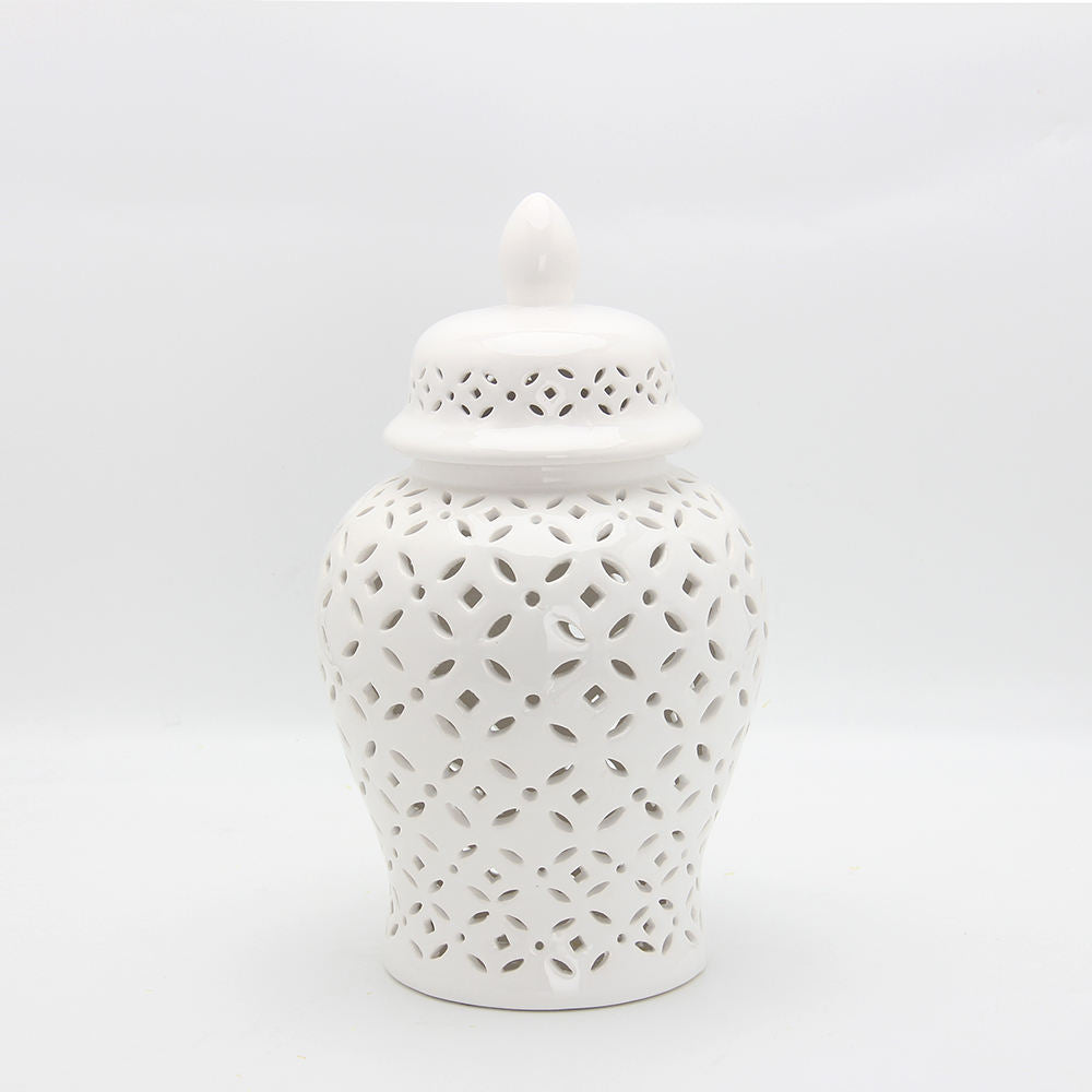 White Diamond Style Ginger Jar