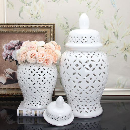 White Diamond Style Ginger Jar