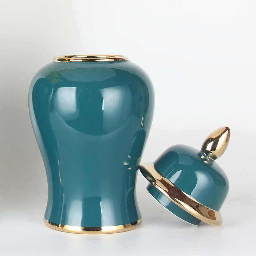Ginger Jar Teal Color ( 2 Sizes)
