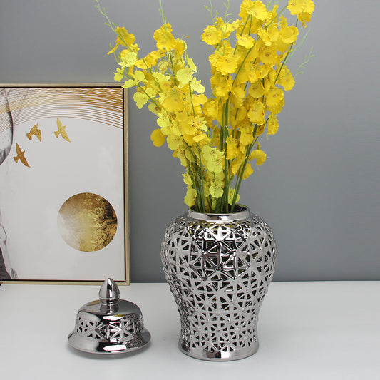 Silver Cross Style Ginger Jar