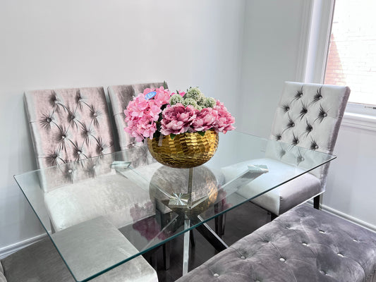 Gold Textured vase