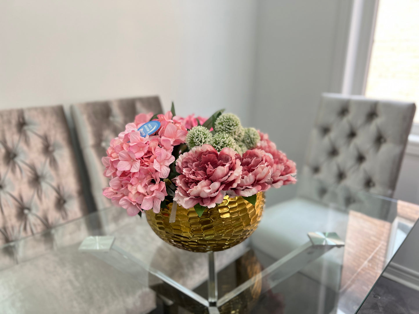 Gold Textured vase
