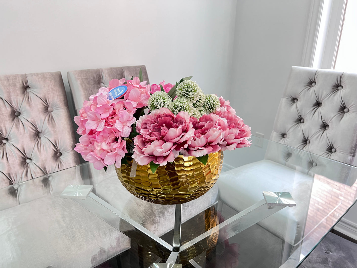 Gold Textured vase