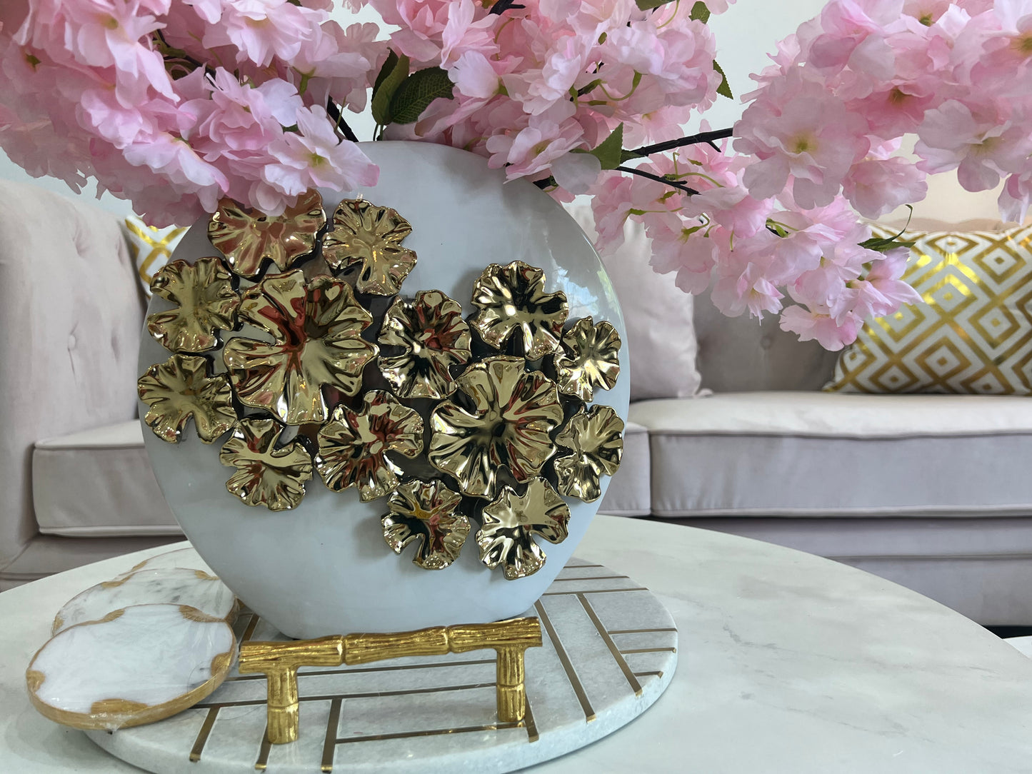 Pink Cherry Blossom Flower stem