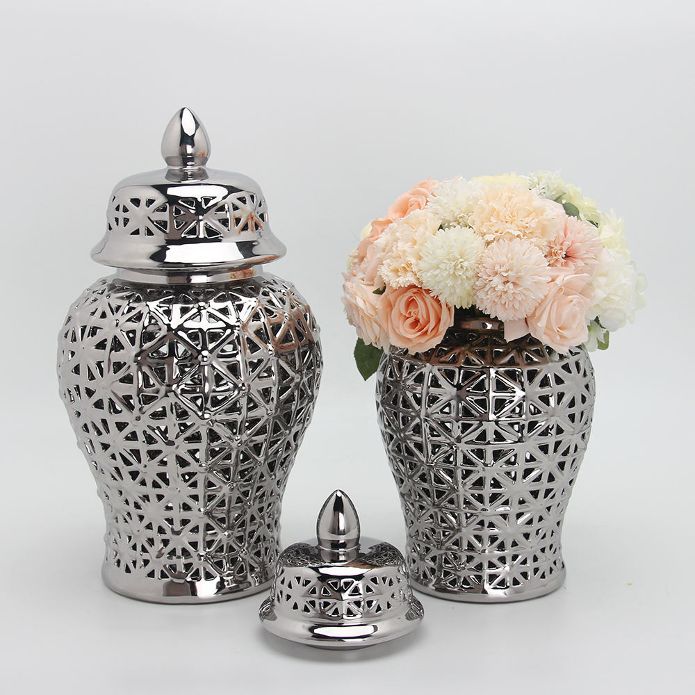 Silver Cross Style Ginger Jar