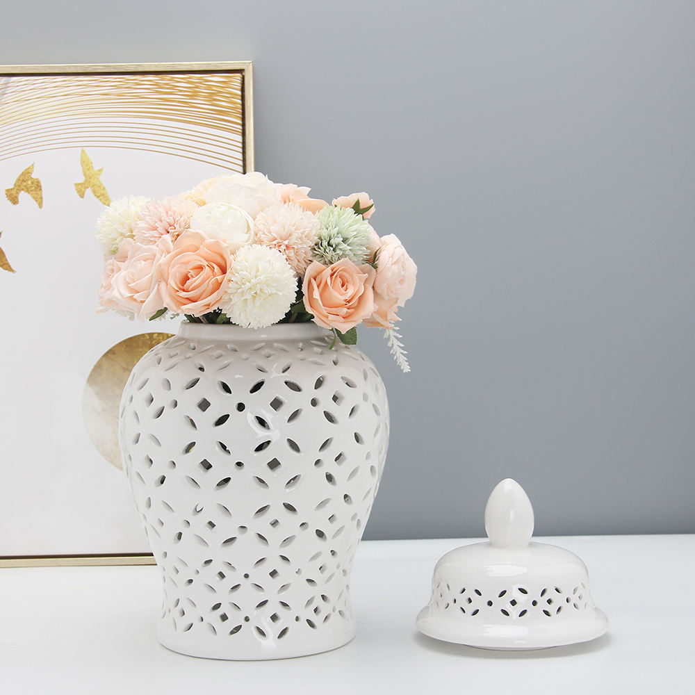 White Diamond Style Ginger Jar