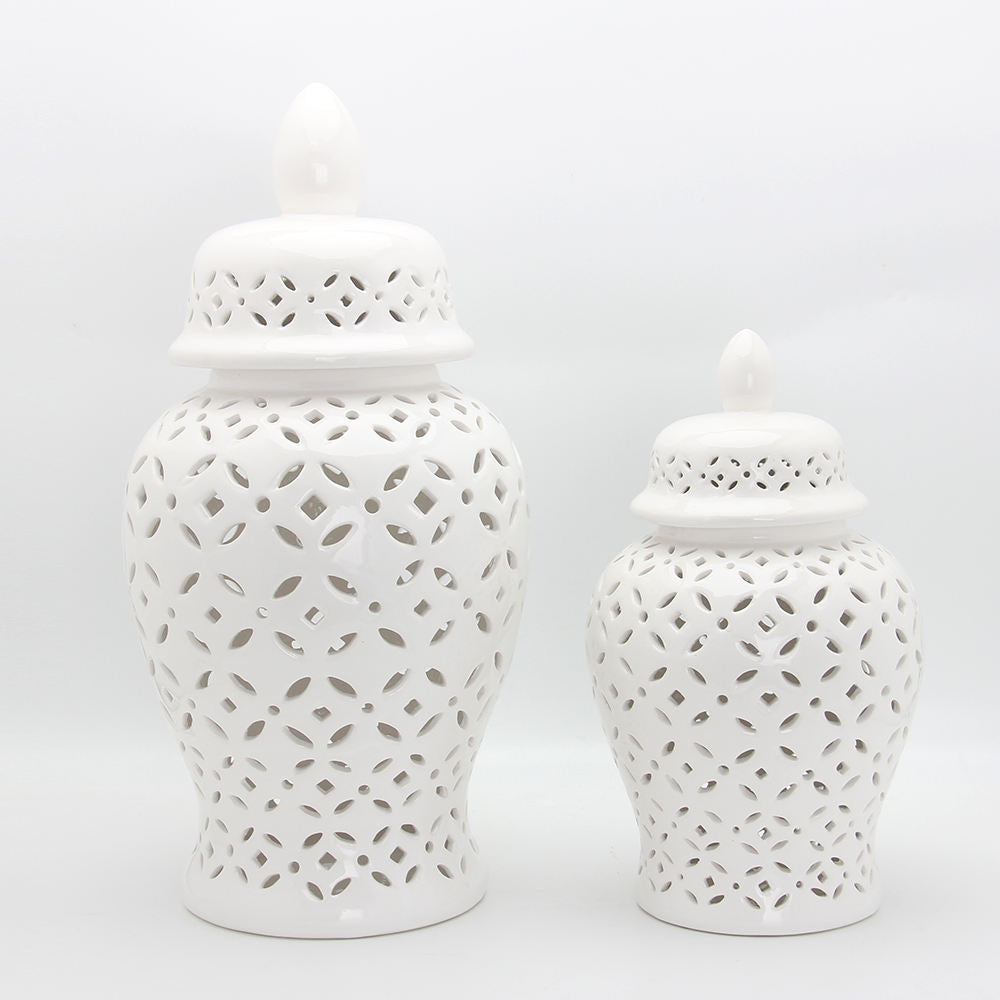 White Diamond Style Ginger Jar